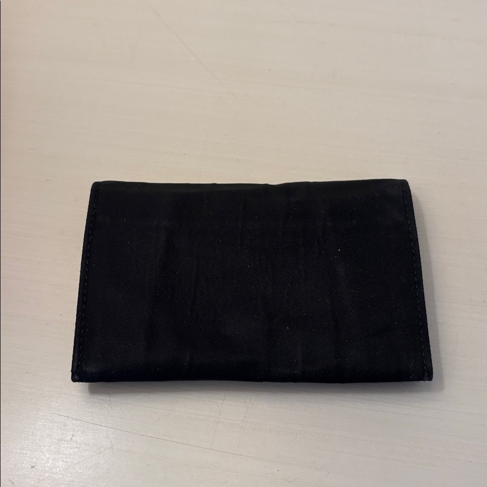 PRADA BLACK NYLON CARD HOLDER - Picture 2 of 14